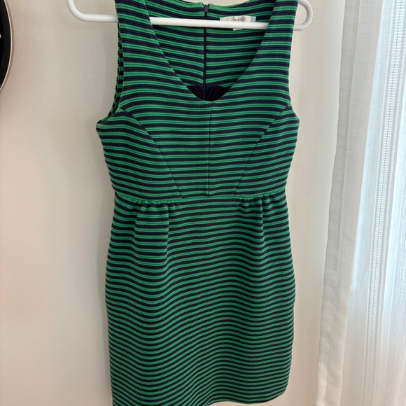 Boden Ottoman Dress 6P Green Ribbed St Pattys Easter Preppy Pockets Striped - Picture 12 of 13